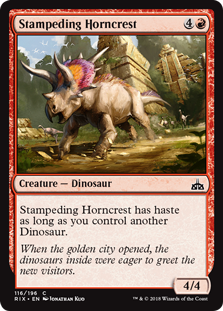 (image for) Stampeding Horncrest (Foil)