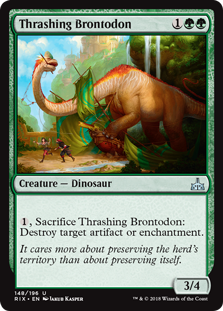 (image for) Thrashing Brontodon (Foil)