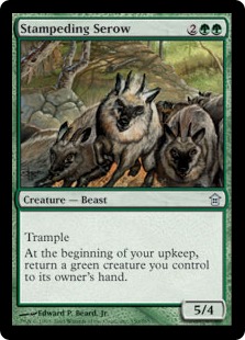 (image for) Stampeding Serow