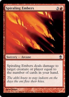 (image for) Spiraling Embers (Foil)