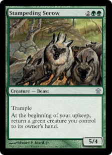 (image for) Stampeding Serow (Foil)
