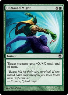 (image for) Untamed Might (Foil)