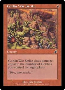 (image for) Goblin War Strike (Foil)