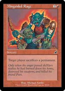 (image for) Misguided Rage (Foil)