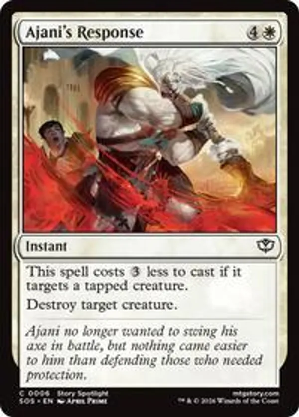 (image for) Ajani's Response
