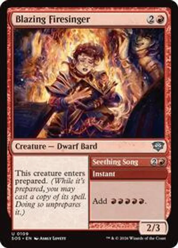 (image for) Blazing Firesinger