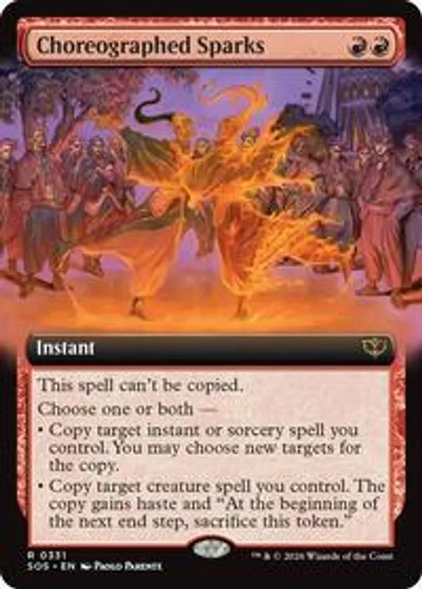 (image for) Choreographed Sparks (Extended Art)