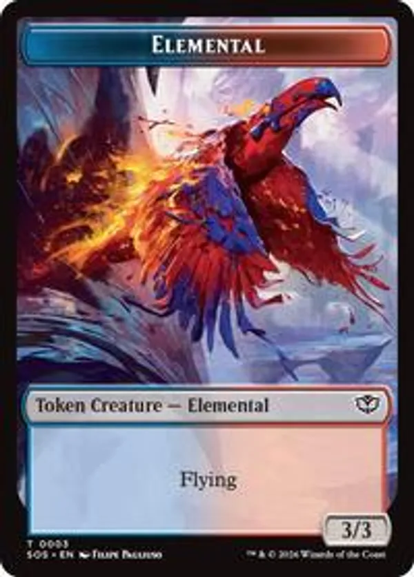 (image for) Elemental (0003) // Treasure Double-Sided Token