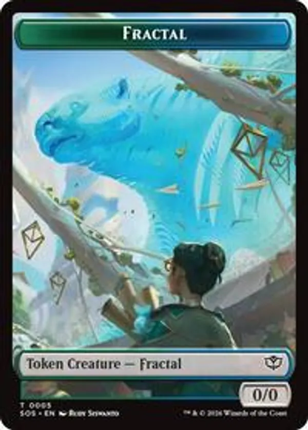 (image for) Fractal (0005) // Pest (0009) Double-Sided Token