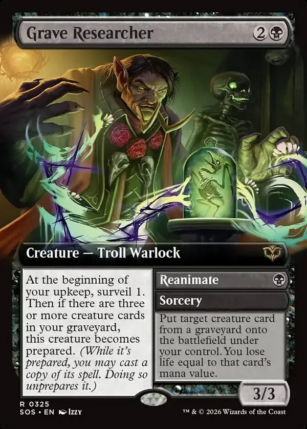 (image for) Grave Researcher (Extended Art)