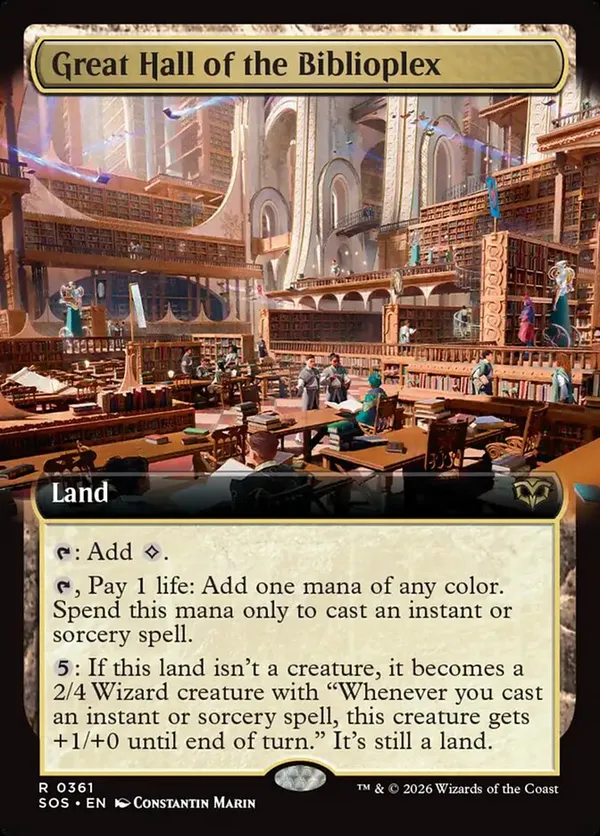 (image for) Great Hall of the Biblioplex (Extended Art)