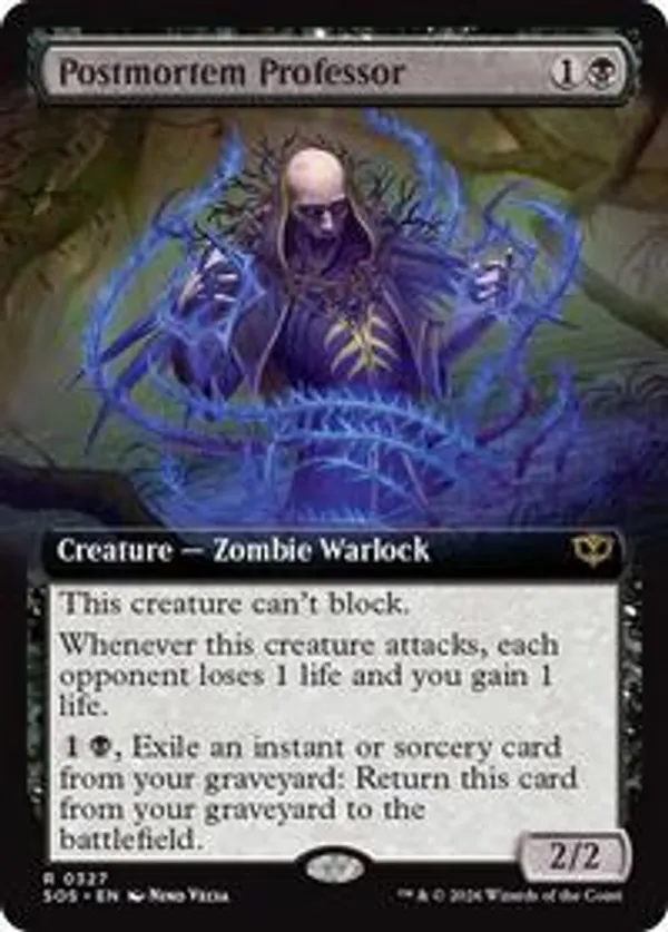 (image for) Postmortem Professor (Extended Art)