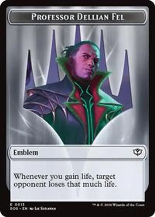 (image for) Professor Dellian Fel // Pest (0008) Double-Sided Token