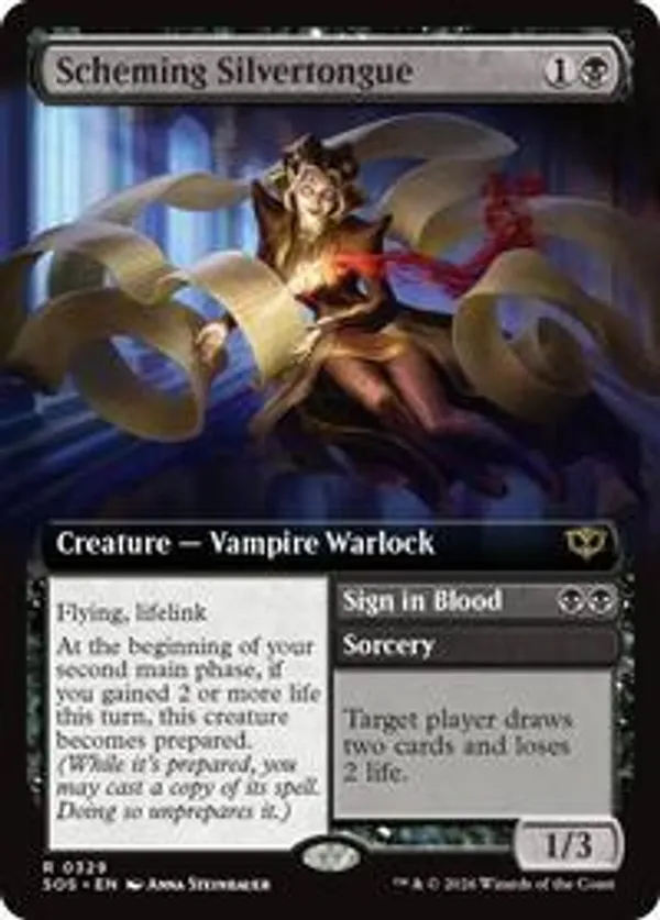 (image for) Scheming Silvertongue (Extended Art)