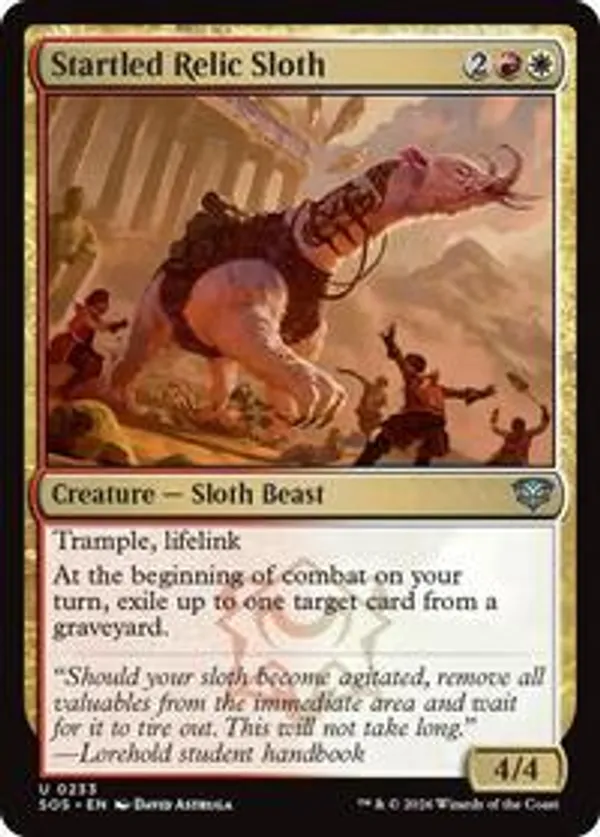 (image for) Startled Relic Sloth
