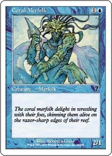 (image for) Coral Merfolk (Foil)