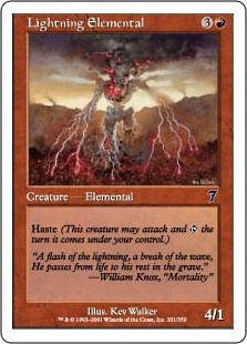 (image for) Lightning Elemental (Foil)