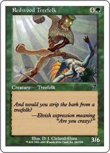 (image for) Redwood Treefolk (Foil)