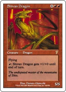 (image for) Shivan Dragon (Foil)