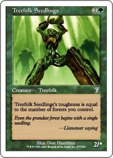 (image for) Treefolk Seedlings (Foil)