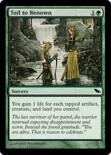 (image for) Toil to Renown (Foil)