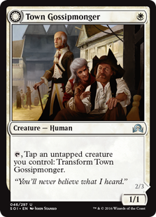 (image for) Town Gossipmonger / Incited Rabble