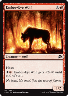 (image for) Ember-Eye Wolf (Foil)