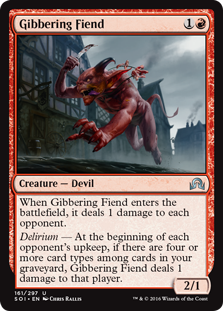 (image for) Gibbering Fiend (Foil)