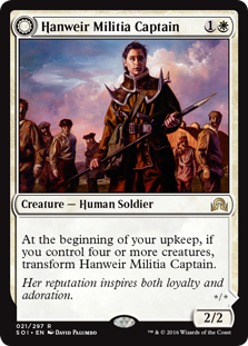 (image for) Hanweir Militia Captain (Foil)