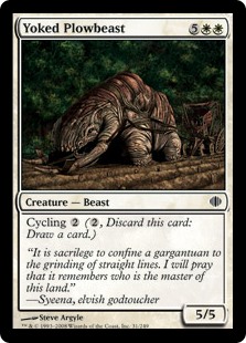 (image for) Yoked Plowbeast (Foil)
