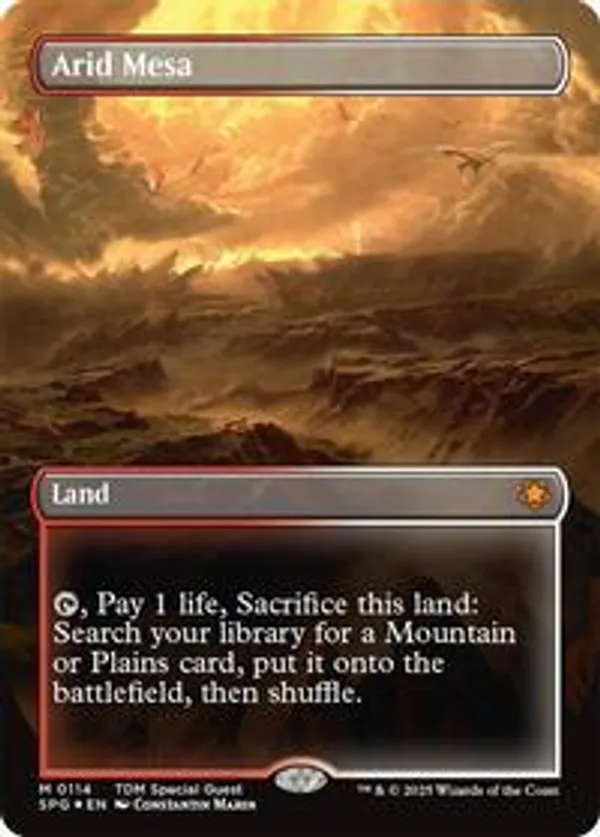 (image for) Arid Mesa (Borderless) (Dragonscale Foil)
