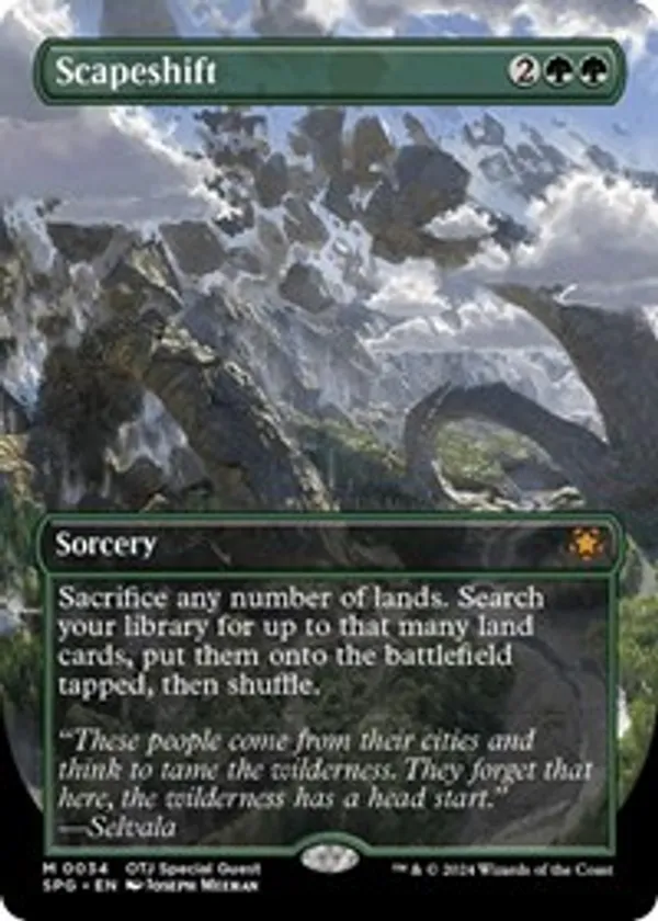(image for) Scapeshift (Borderless) (Foil)