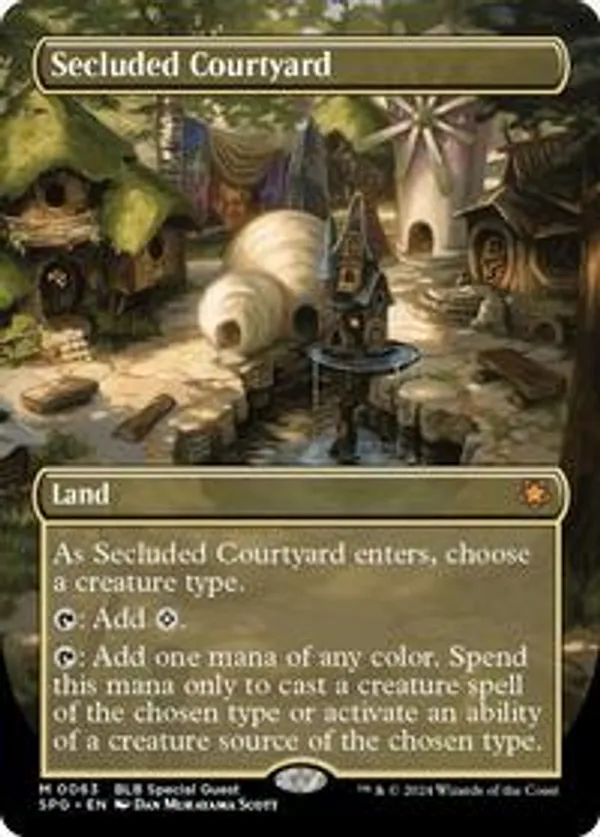 (image for) Secluded Courtyard (Borderless) (Foil)
