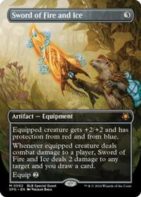 (image for) Sword of Fire and Ice (Borderless) (Foil)