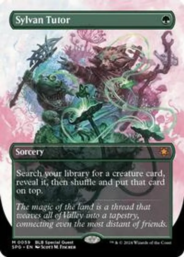 (image for) Sylvan Tutor (Borderless) (Foil)