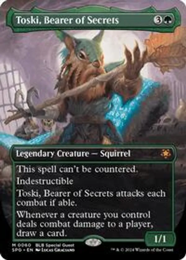 (image for) Toski, Bearer of Secrets (Borderless) (Foil)
