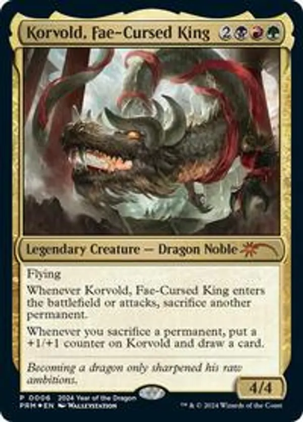 (image for) Korvold, Fae-Cursed King (Year of the Dragon 2024)
