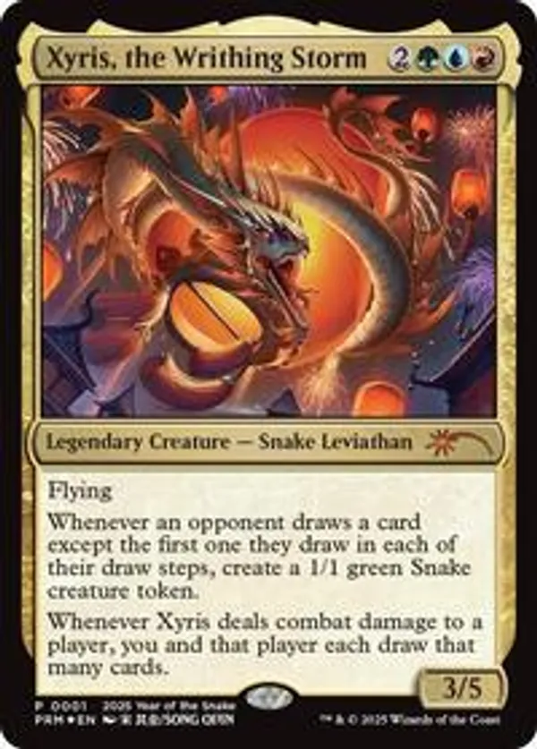 (image for) Xyris, the Writhing Storm (Year of the Snake 2025)