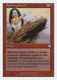 (image for) Spitting Earth