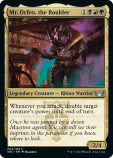 (image for) Mr. Orfeo, the Boulder