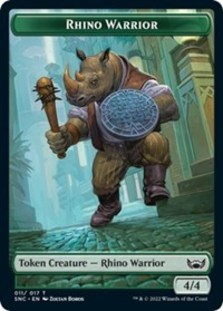 (image for) Rhino Warrior Token