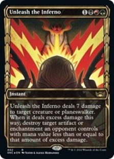 (image for) Unleash the Inferno (Gilded Foil) (Foil)