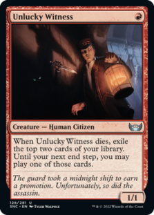 (image for) Unlucky Witness (Foil)