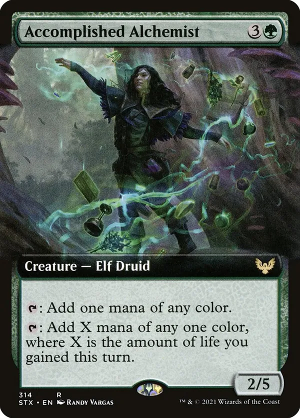 (image for) Accomplished Alchemist (Extended Art) (Foil)