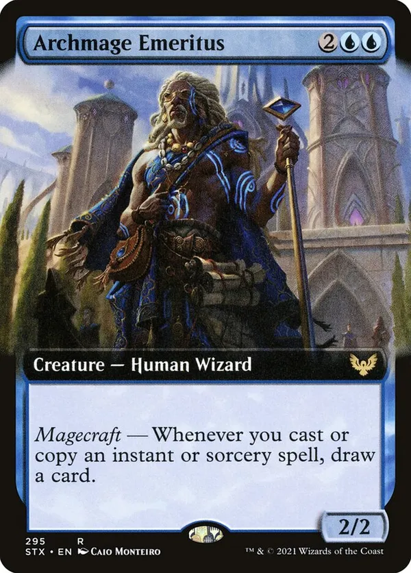(image for) Archmage Emeritus (Extended Art) (Foil)