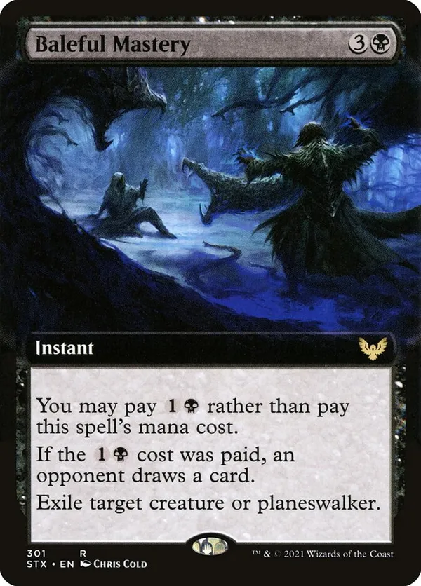 (image for) Baleful Mastery (Extended Art) (Foil)
