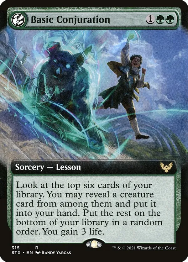 (image for) Basic Conjuration (Extended Art) (Foil)