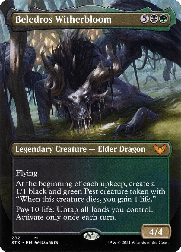 (image for) Beledros Witherbloom (Borderless) (Foil)