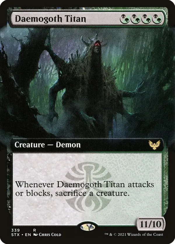 (image for) Daemogoth Titan (Extended Art) (Foil)
