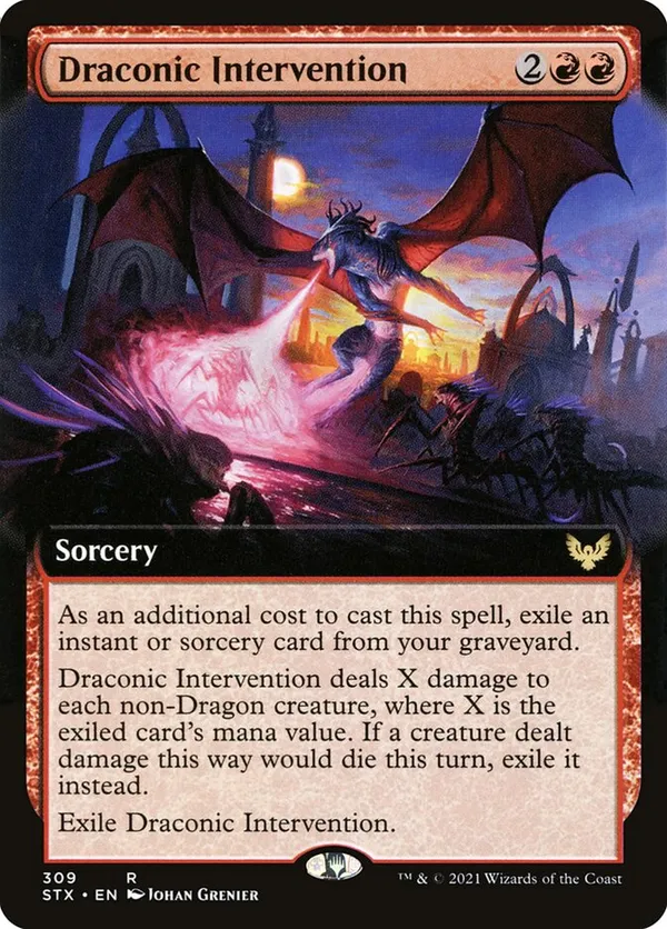 (image for) Draconic Intervention (Extended Art)